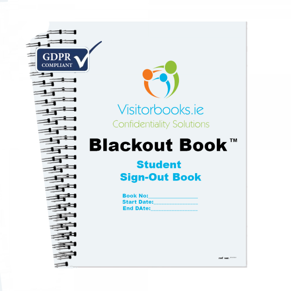 GDPR Compliant Generic Student Sign-Out Book (850 names )(Discounted 10 Pack) – Perfect for Secondary Schools