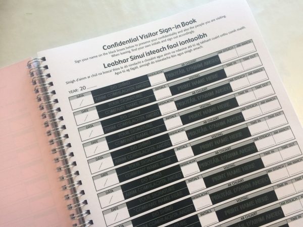 GDPR Compliant Personalised Sign in Book, (800 Names), For Visitor & Contractor. (10+ Pack) - Image 4